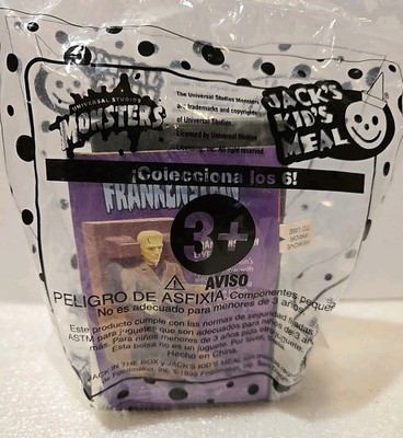 1999 Universal studios Monsters Jack's kids meal - FRANKENSTEIN - Sealed NIP