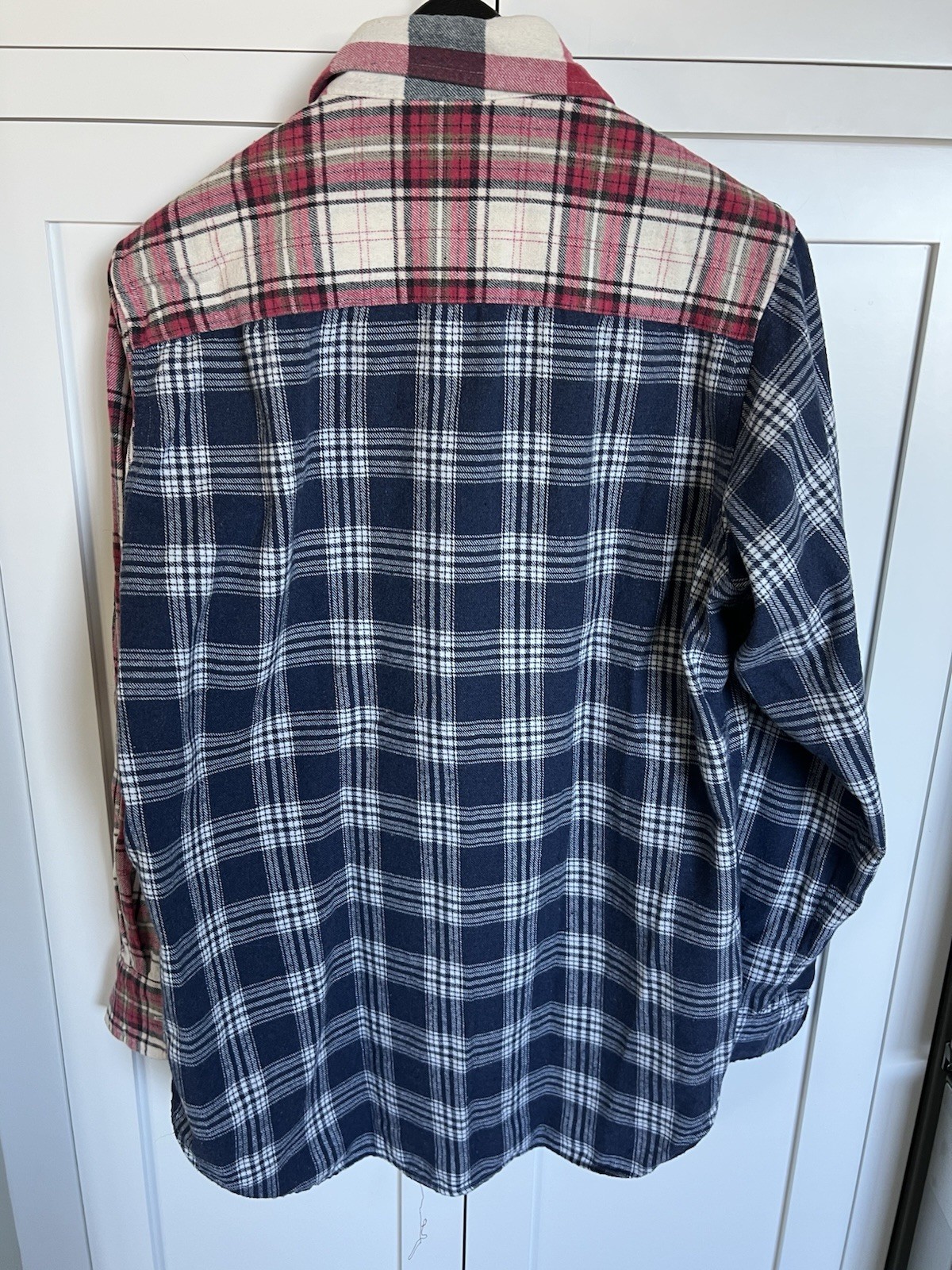 Kith x Needles Deconstructed Patchwork Flannel Sh… - image 5