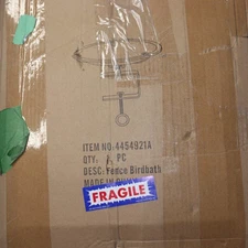 Mumtop Deck Mounted Bird Bath Purple 4454921A