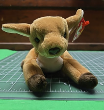 Ty Beanie Babies - Whisper the Deer - (1998, Retired)