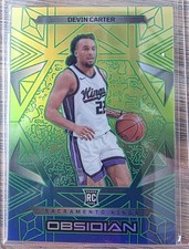Devin Carter 2024-25 Panini Obsidian Electric Etch Caldera #165