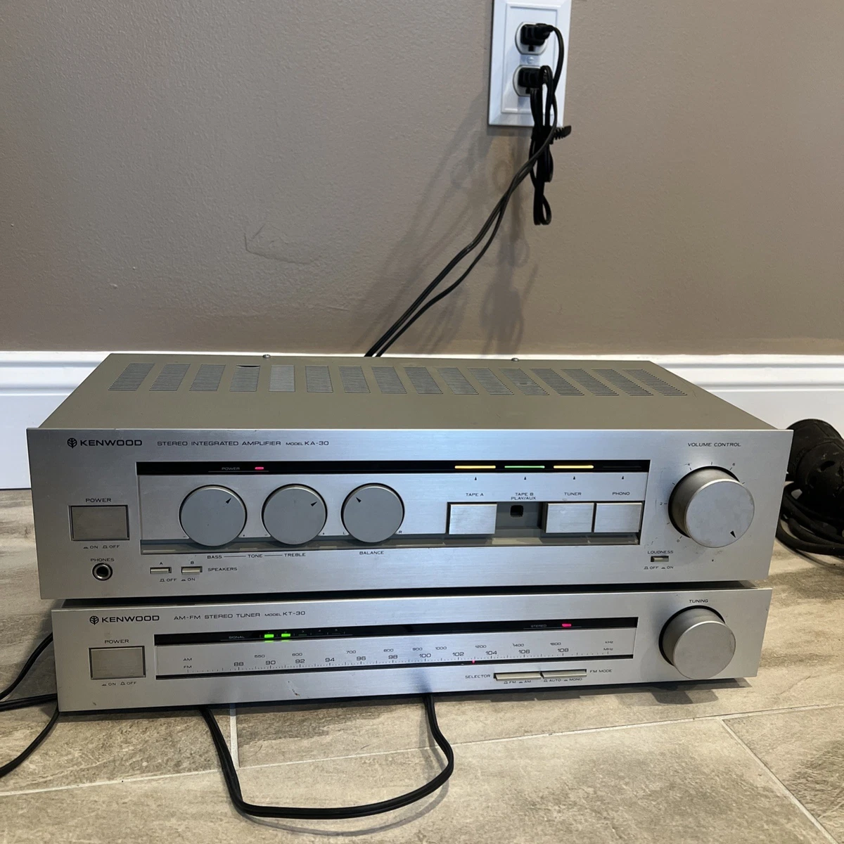 Kenwood Ka Amplifier In Vintage Stereo Receivers for sale | eBay