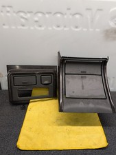 03-06 Gmc Yukon Denali Center Console Trim Gray Woodgrain Cupholder Cubby Oem