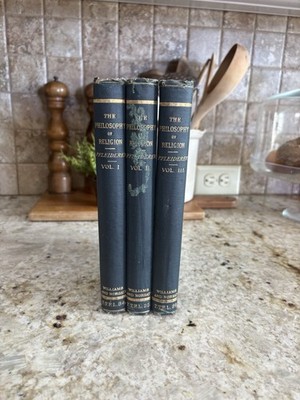 Philosophy of Religion on the Basis of Its History vol 1-3 Otto Pfleiderer 1886