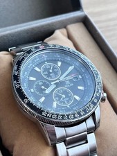 Working Excellent Condition SEIKO PROSPEX SOLAR Chronograph SSC009P1 With Box