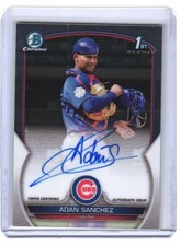 2023 Adan Sanchez Bowman Chrome 1st Bowman Auto RC #CPA-ASA (H1171)