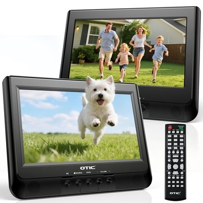 OTIC 10.1'' Dual Car DVD Player, Portable DVD Player for Car Headrest Dual Scr...