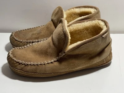 LL bean shearling bootie slippers mens 12 wide - Image 1 of 4