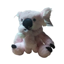 Mom & Baby Koala Bear 10" PINK Plush Toy NEW WITH TAGS by Dan Dee