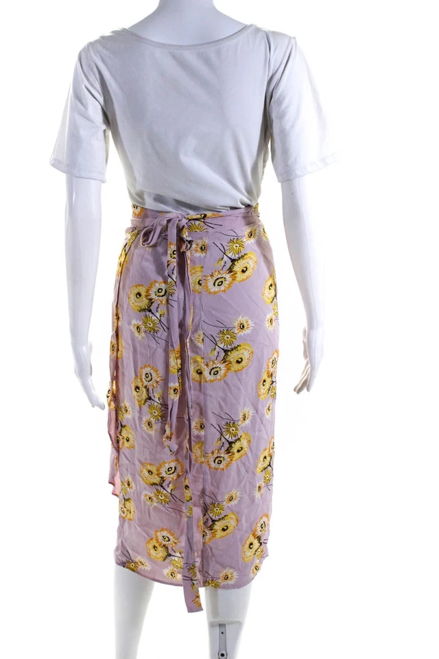 Falda envolvente midi floral Twiggy de Madewell para mujer talla 8 13099275 Foto 3 de 4