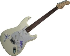 Twisted Sister Signed Autographed White Fender Stratocaster Guitar ACOA
