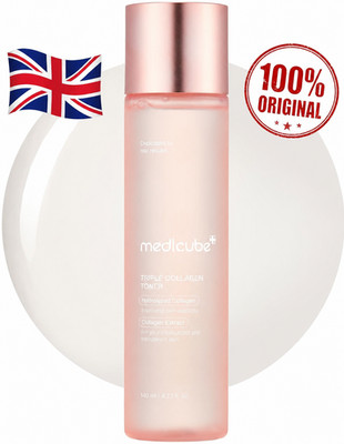 Medicube Triple Collagen Toner - hydrolysiertes, Atelo & lösliches Kollagen für tiefe