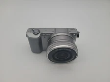 Sony Alpha a5000 Mirrorless Digital Camera Silver 16-50mm Lens