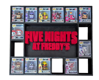Five Nights At Freddy's Bitty Pop Display (Containment Series) (3D Printed)