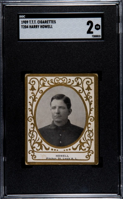 1909 T.T.T. Cigarettes T204 Harry Howell SGC 2 P1435