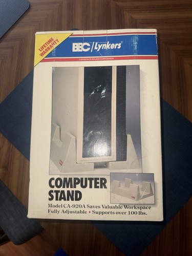Vintage BEC/Lynkers 1980s PC Computer Desktop/Tower Stand CA-920A NOS - Picture 1 of 4