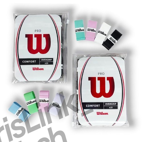 15PCS Wilson Tennis Racket Overgrip Sweat Band Absorption PU Racket Handle Grip - Picture 3 of 12