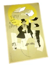 VINTAGE POSTER MOE'S BOOKS BERKELEY CA 50 YEARS OF BOOK MAGIC