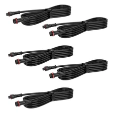 5Pack 6.5FT 5Pin Extension Cable, RGBW Color LED Deck Light, Male, Female