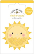 Doodlebug Shaker-Pops 3D Stickers-Sunsational