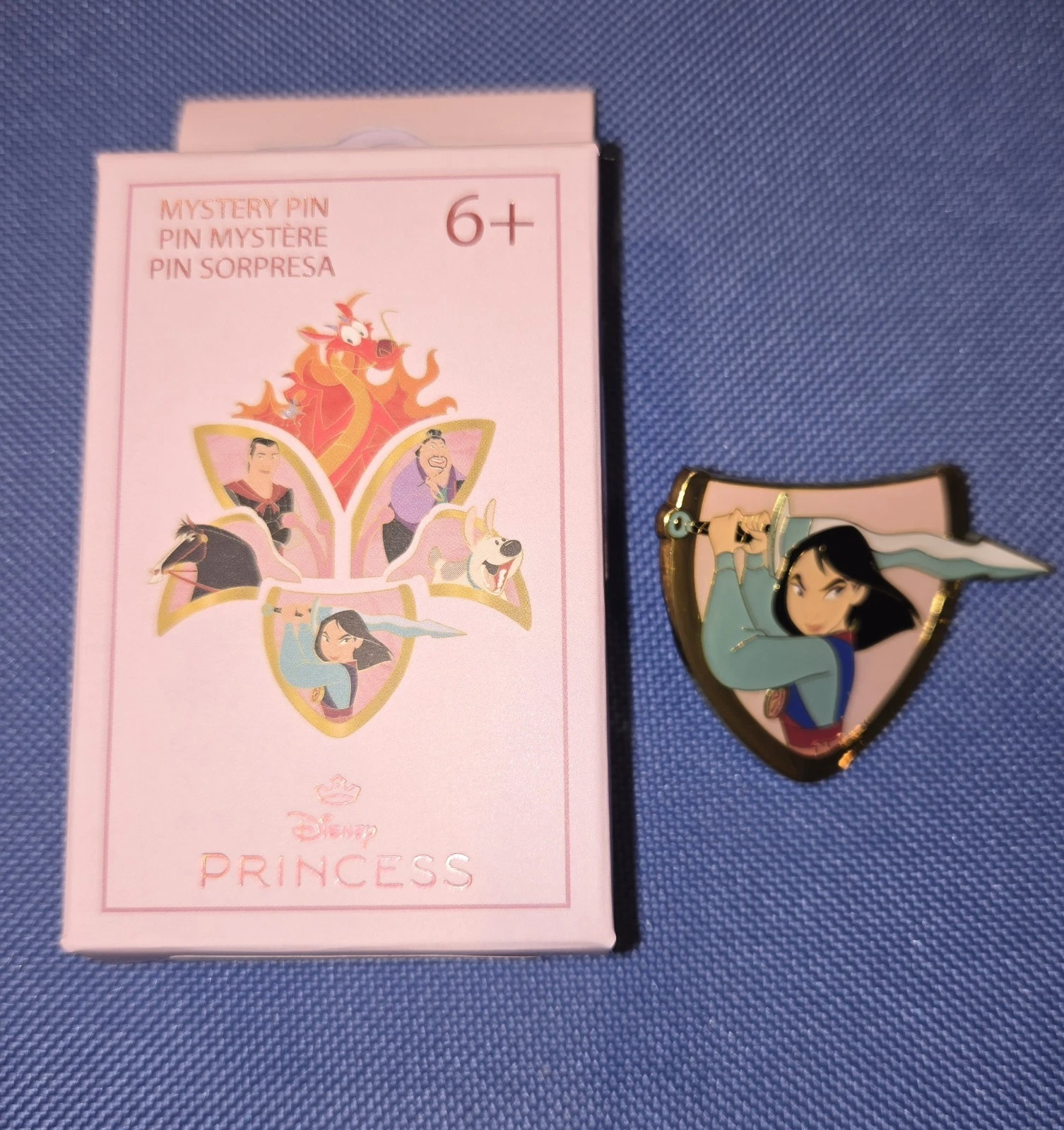 Loungefly Disney Mulan Collectible Blind Box Pin Puzzle Piece.