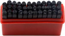 Number and Letter Stamp Set Hardened Steel for Metal Wood, Leather