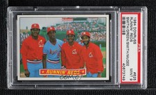 1984 Donruss David Green Willie McGee Ozzie Smith Lonnie #625 PSA 9 MINT HOF 0d3