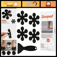 Non-Slip Bathtub Stickers, Safety Shower Treads, Adhesive Appliques  Scraper