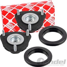 2x FEBI FEDERBEINLAGER VORDERACHSE passend für FORD FOCUS MK1 Bj. 1998-2004