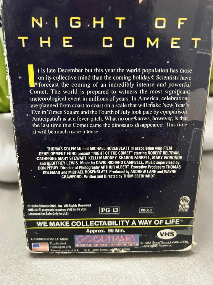 Night of the Comet VHS 1984/85 Horror Sci-Fi Cult (CBS Fox/Atlantic) - Image 3 of 4