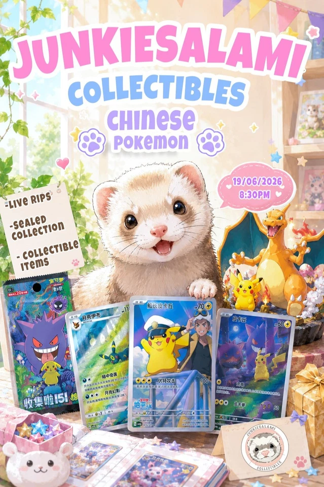 🚨 Chinese Exclusive Pikachu Hunt ✨Pokémon TCG 151 Gem Pack Figurines &More