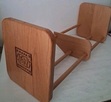 Napa Valley Box Co Wood DVD CD Storage Rack Case Book Holder