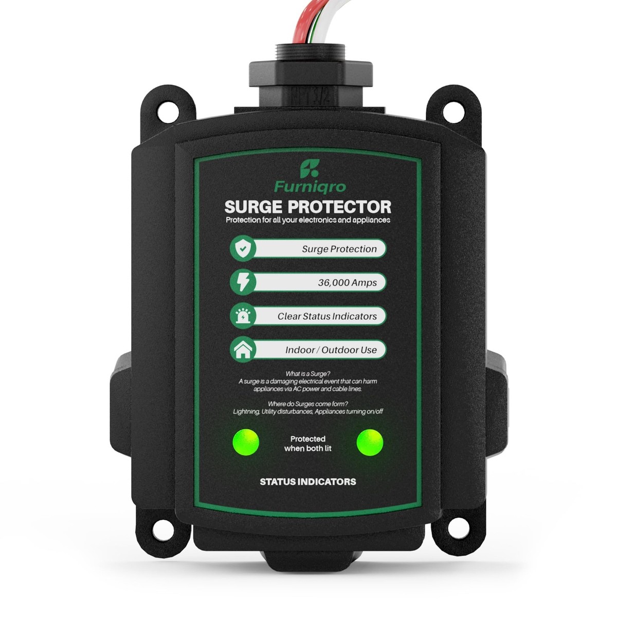 FHSPD36S Whole House Surge Protector for 36,000 Amps