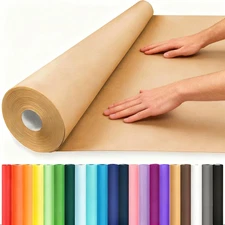 Kraft Brown Packing Paper Roll 36"x210' for Gifts, Art, and Shipping