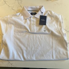 Hackett Men's Aston Martin Cognizant Formula One Team Polo Shirt XS White