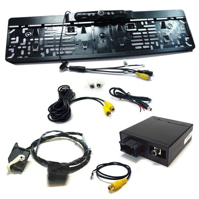 Bundle Nummernschildkamera & RFK-Interface für VW RNS-510 & Skoda Columbus
