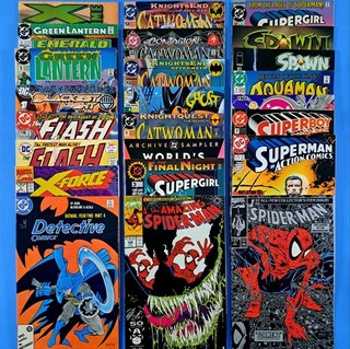 Spider man 1 McFarlane ASM 346 Action 775 Det 578 Lantern 1 Mixed Lot Of (24)🔥