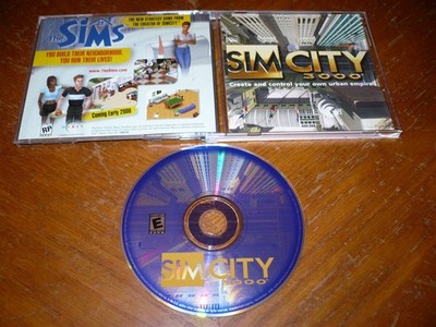 SimCity 3000 PC CD-ROM Electronic Arts Maxis Sim City game for Windows 95/98