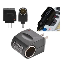 New 110V - 240V AC Plug To 12V DC Car Cigarette Lighter Converter Socket Adapter