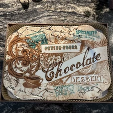 Rosanna Chocolaterie Ceramic Small Sweets Petite Fours Chocolate Dessert  Tray