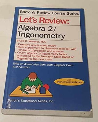 Let's Review Algebra - Paperback, by Waldner M.A. Bruce - Acceptable