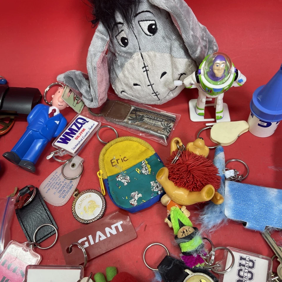 Huge keychains lot Keyrings Fobs Backpack Charms Purse Handbag Pendants. #27 - Image 3 of 4