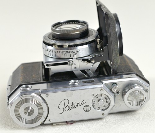 Kodak Retina II - Type 142 - 35mm Film Camera - Xenon f:2 5cm Lens - Film Tested - Picture 9 of 12