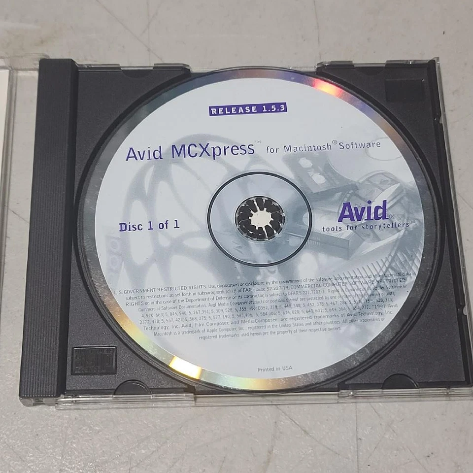 AVID MCXpress Release 1.5.3 for Mac / Macintosh Software CD-Rom - Image 2 of 3