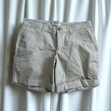 OLD NAVY Women's Beige Cuffed Shorts Size 12