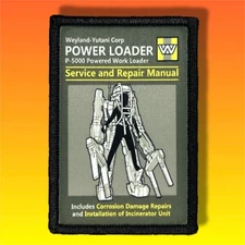 Alien Power Loader Service & Repair Morale Patch / Military ARMY Tactical 456
