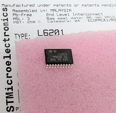 1 Stück L6201 | DMOS FULL BRIDGE DRIVER | 48V | 2A | SO20 | STM