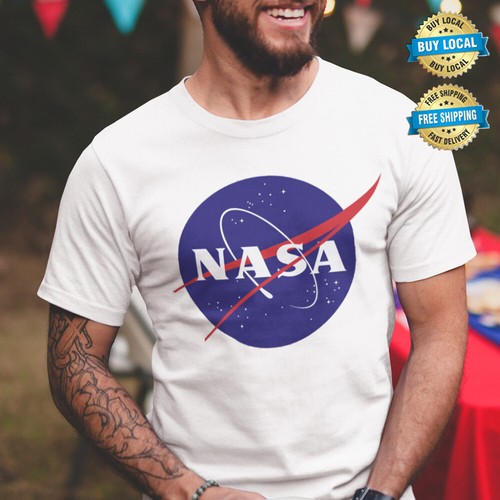 NASA Men T Shirt XS to US 7XL Retro 