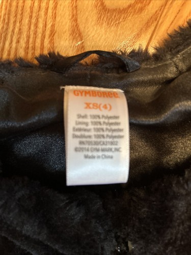 Gymboree Set Silver Dress (Sz 5T) Black Faux Fur Jacket (XS 4) Holiday Formal - Picture 9 of 13