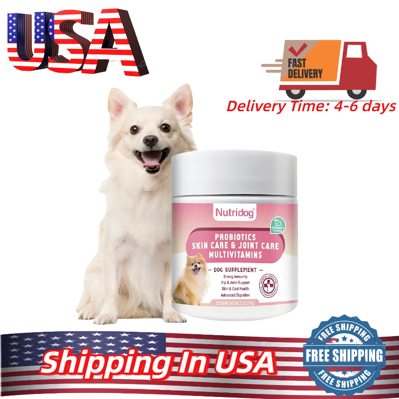 Multivitamins & Supplements, Chicken Flavour, 30 Count, For All Dogs